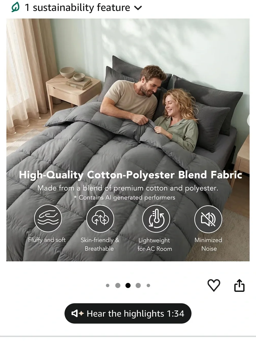 90x90 Queen Comforter in EUC!